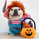 Disfraz De Muñeco Asesino Para Perro Gato Mascotas Halloween - DiversiColombia