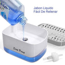 Dispensador Acrílico De Jabón Liquido Lavaplatos Con Esponja Cocina - DiversiColombia