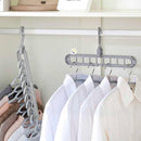 Gancho Ahorrador Espacio X5 Organizador Ropa Closet Z106 - DiversiColombia