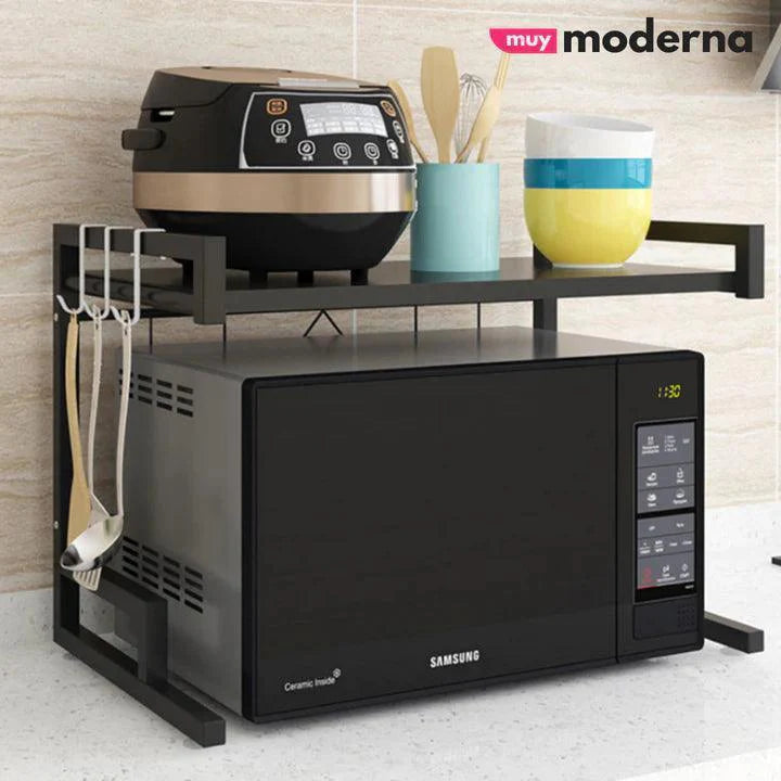 Estante organizador de cocina para microondas multifuncional - DiversiColombia