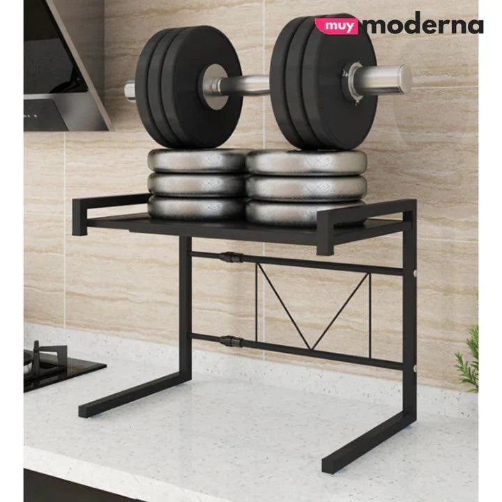 Estante organizador de cocina para microondas multifuncional - DiversiColombia