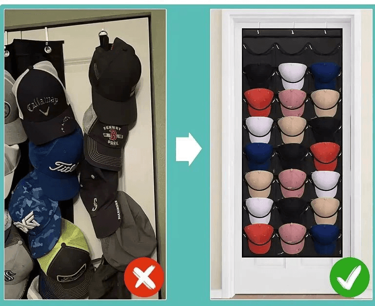 ORGANIZADOR PREMIUM DE GORRAS Y ESTILO  - ¡Con 50% de descuento solo por hoy! 🧢