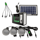 Kit Solar PowerLite 10: Energía Portátil con Linterna, Radio  + 3 Lámparas de Regalo🎁(¡QUEDAN SOLO 4 UNIDADES!)