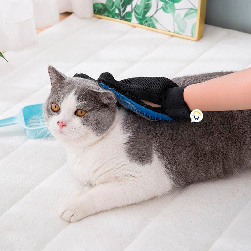 Combo Guante Quita pelos Mascotas Y Cepillo Quita Pelusas - DiversiColombia