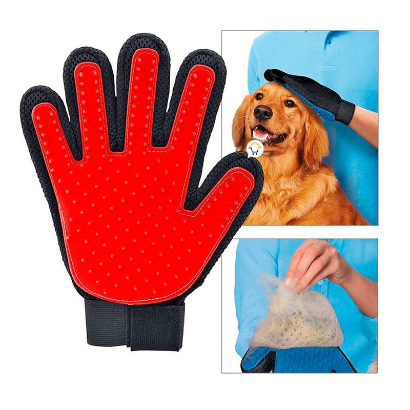Combo Guante Quita pelos Mascotas Y Cepillo Quita Pelusas - DiversiColombia