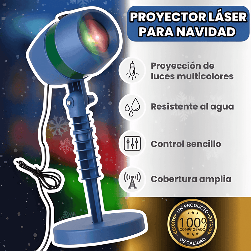 Proyector Láser Navideño Premium – (¡Quedan solo 4 unidades!🔥)