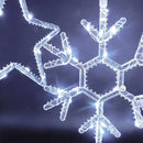 Luces Led Estrellas Y Copos 470 Luces 6m Navidad Blanca 1632B - DiversiColombia