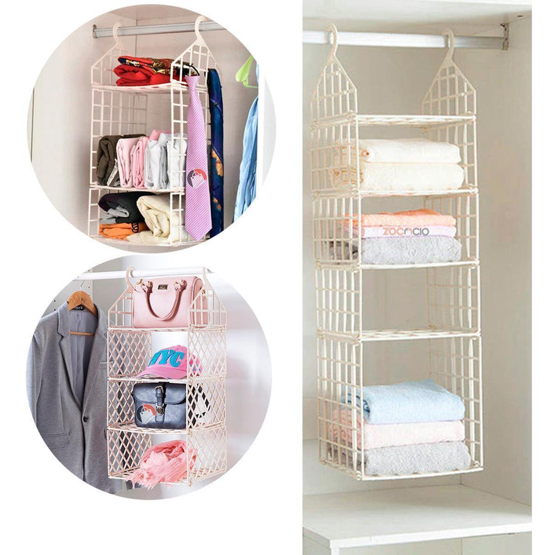 Organizador De Armario Plegable Estante De Almacenamiento - DiversiColombia